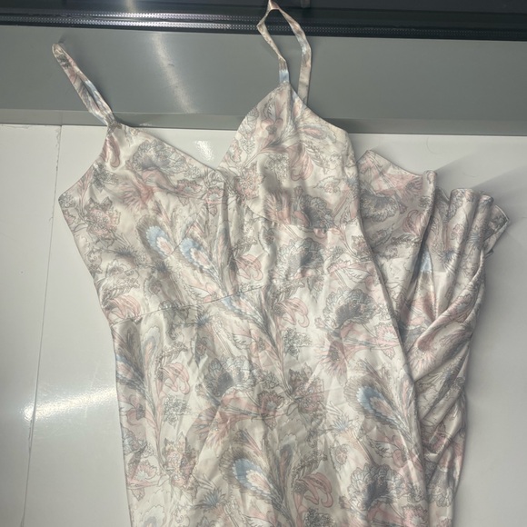 NWOT Polo Ralph Lauren Addison Silk Patterned Maxi Dress Sz 8 - Picture 3 of 6